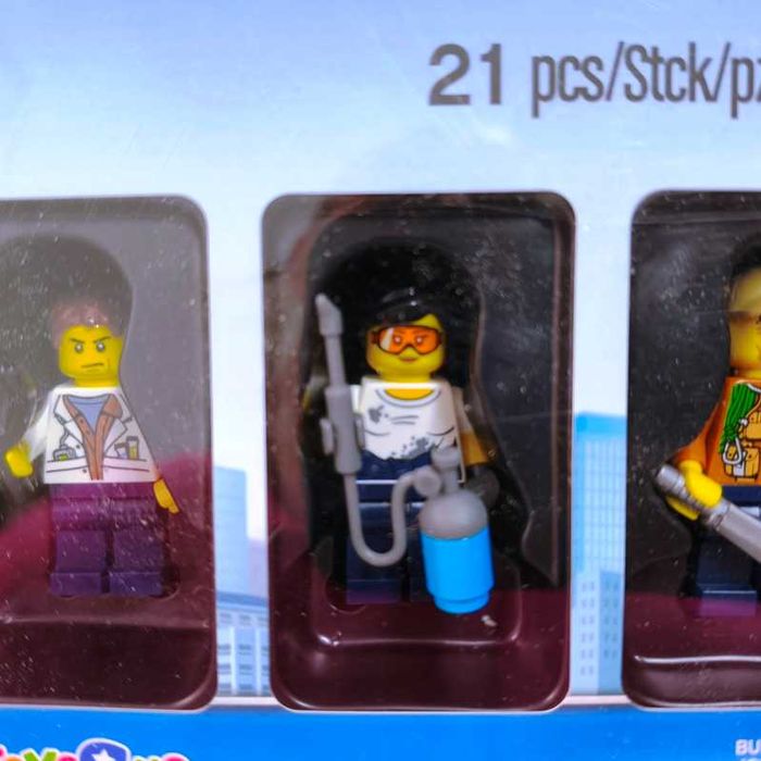 Lego City 5004940 conjunto de 4 minifiguras 21 peças Edição limitada Exclusivo ToysRus