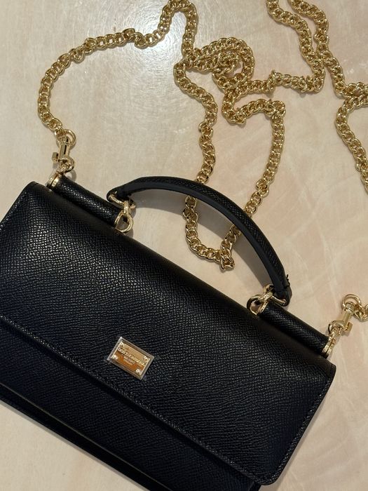 Шкіряна сумка DG Sicily Phone Bag