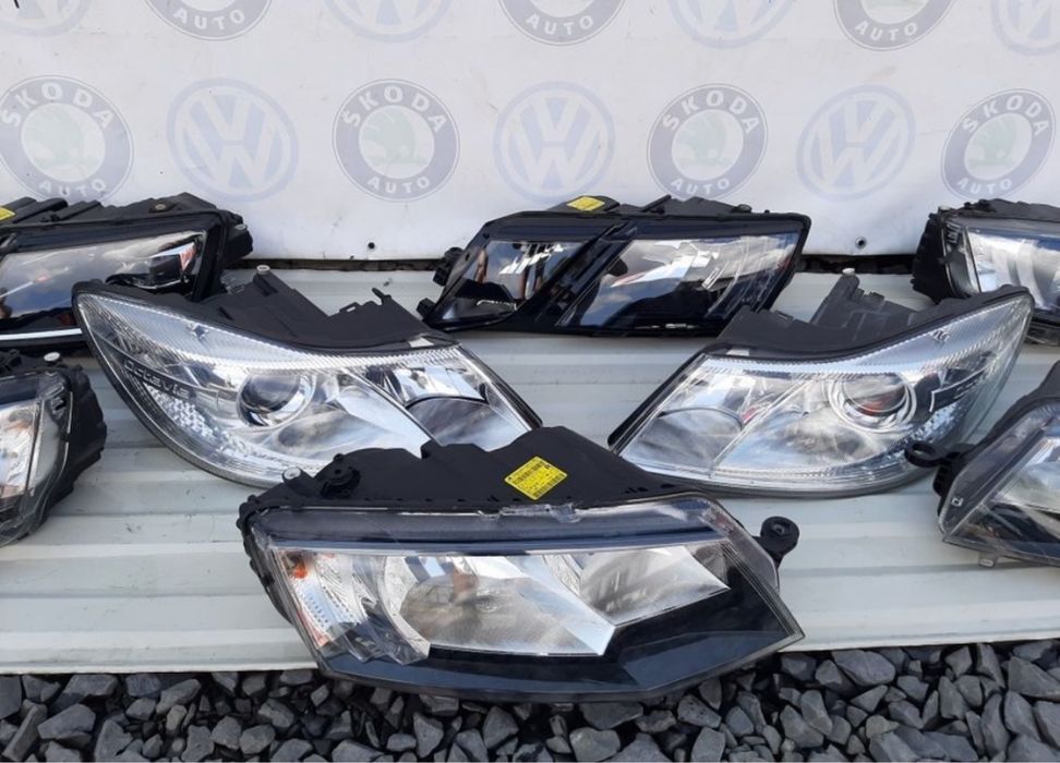 Фара skoda a5 a7 superb 3 led галоген ксенон шкода а5 а7 суперб