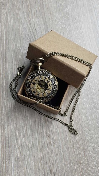 Relógio de bolso com corrente homem NOVO