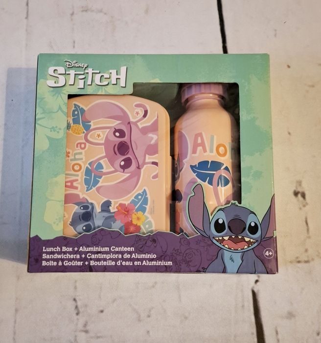 Zestaw śniadaniówka + bidon 500ml Lilo & Stitch