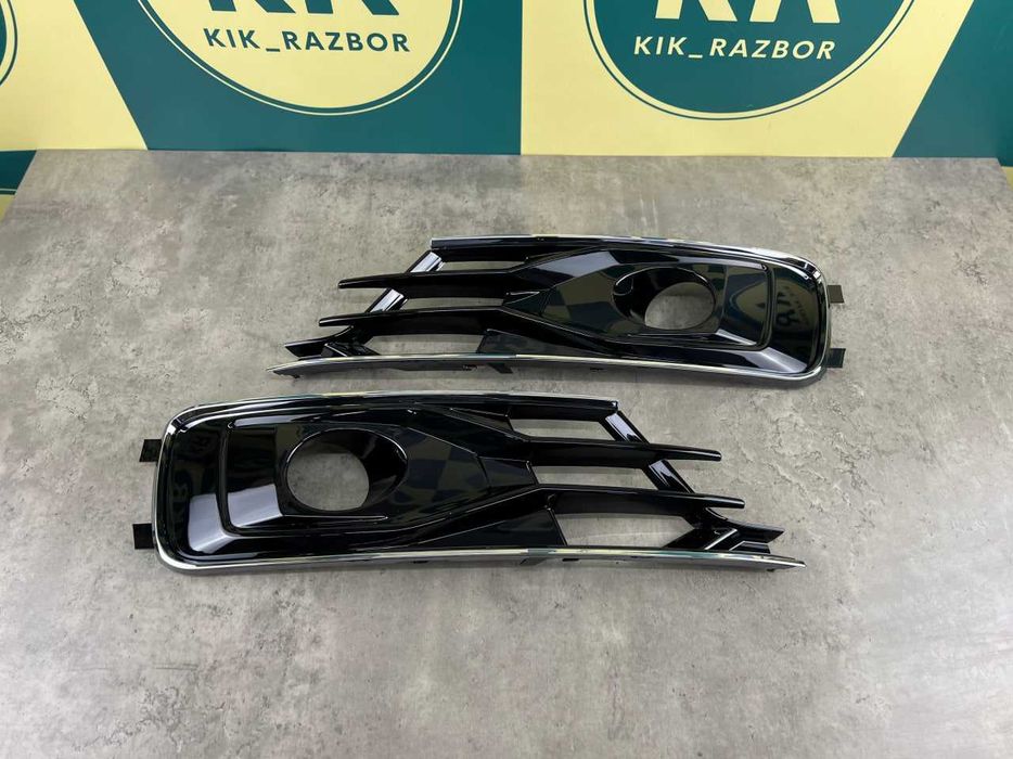 Решітка в бампер - ліва, права ( рест ) - AUDI A6 ( C7 ) 2014 - 2018