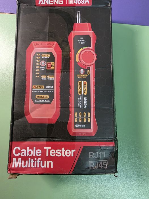 inteligentny tester kabli sieciowych ANENG M469A.