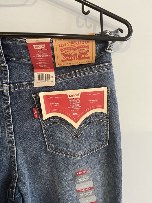 Нові джинси Levis на дівчинку, скінні