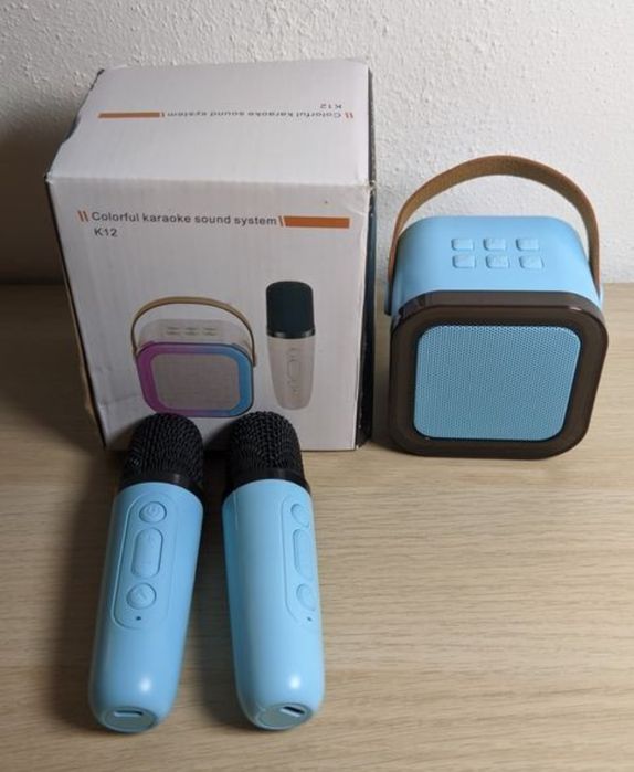 Дитяче караоке: колонка + 2 мікрофони (нове).