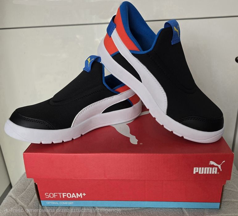 Puma sneakersy dziecięce Courtflex v3 Sliptech PS. Nowe.