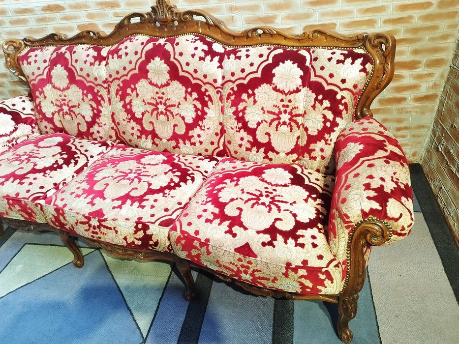 piękna sofa Barok 3 osobowa Antyk Vintage
