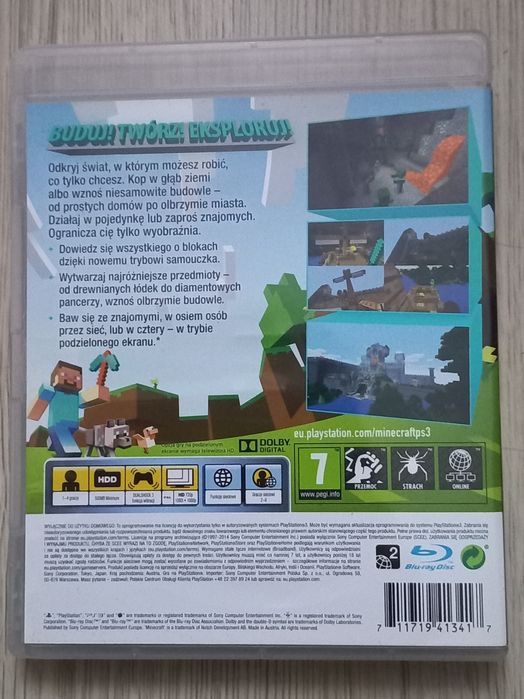 Gra minecraft PS3