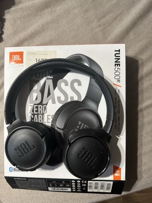 Jbl tune 500 bt black с коробкой