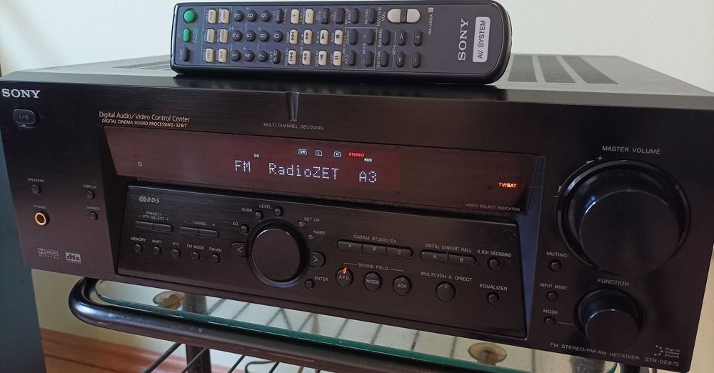 Amplituner Sony STR-DE875 z Pilotem