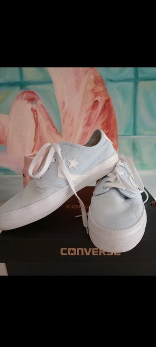 Trampki Converse błękitne