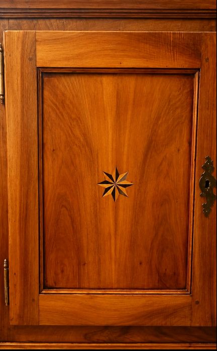 Комод Буфет-ІНВЕСТИЦІЯ Німечина 19 століття Biedermeier Дуб інкрустації "Роза ветров" Пишіть!
