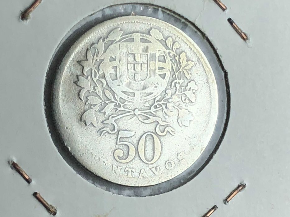 Portugal 1930 - 50 Centavos Alpaca