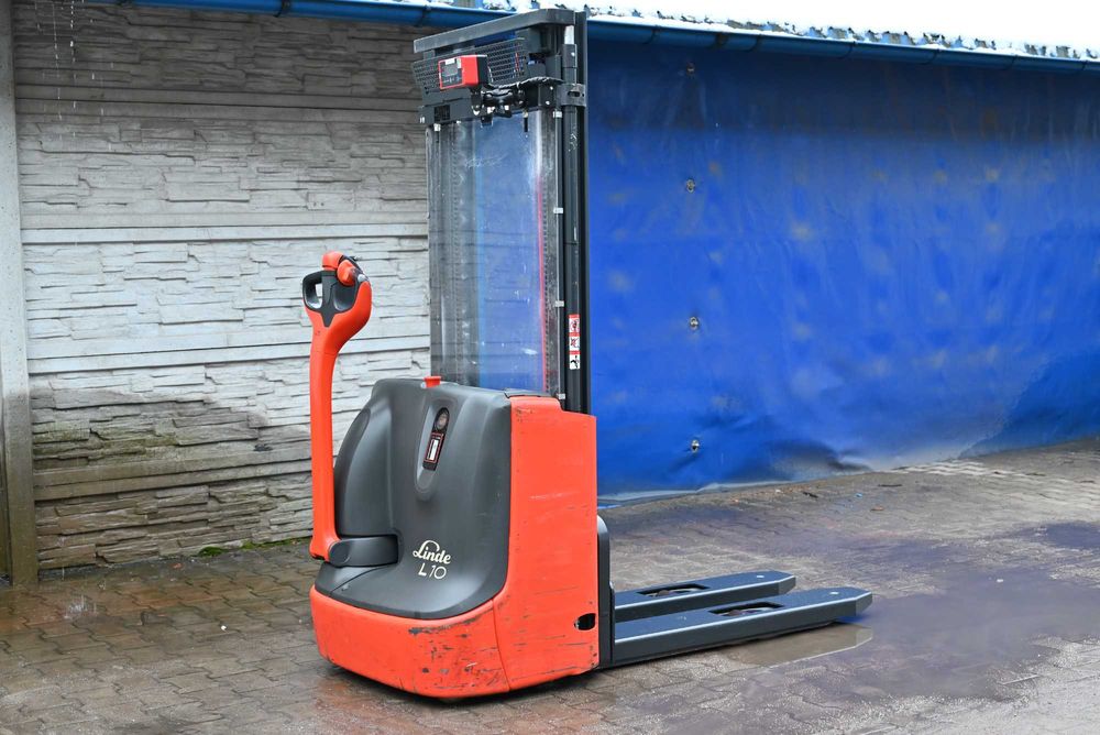 Paleciak elektryczny Linde L10 z Wagą RAVAS 1000kg Bat:22 rok FHP 454