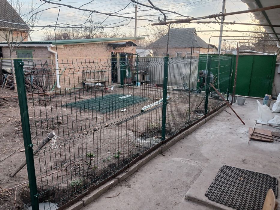 Робимо паркани хвіртка секційний металевий ,огорожа із сітки 3D