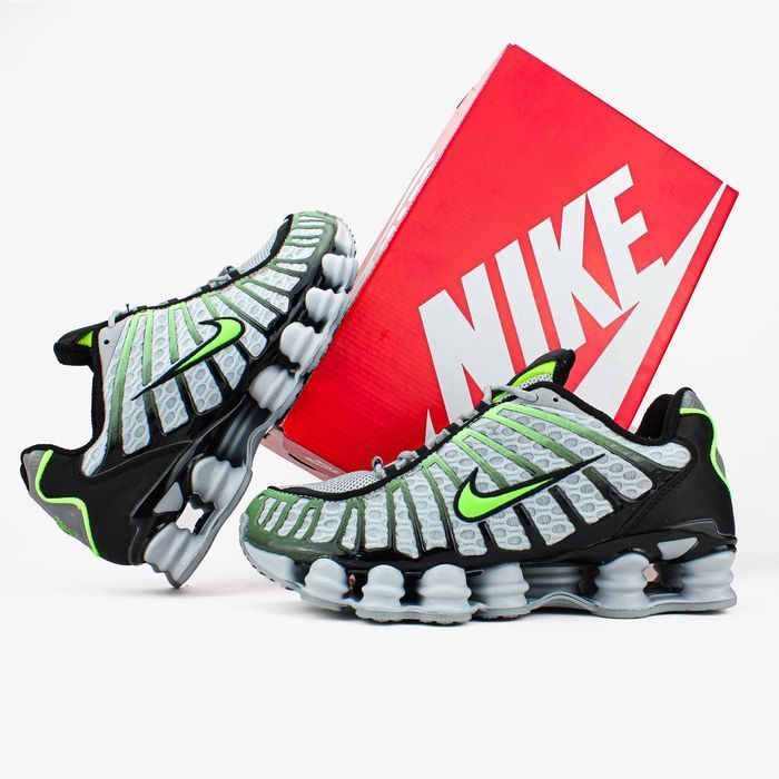 Мужские кроссовки Nike Shox TL 'Wolf Grey" Размеры 41-45