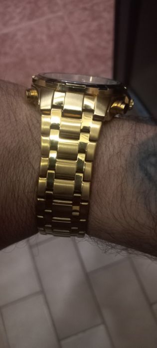 Relogio dourado homem