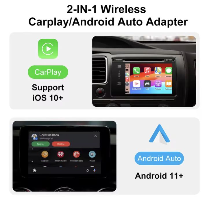 Bezprzewodowy Adapter CarPlay / AndroidAuto