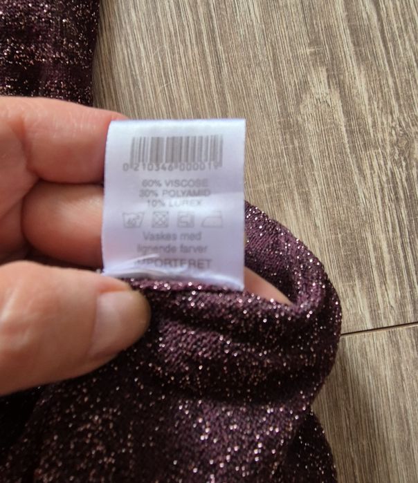 Elegancka,  burgundowa bluzka  - 60% wiskoza
