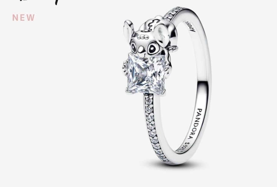 Пандора Стіч каблучка Стич Pandora сережки намисто  браслет