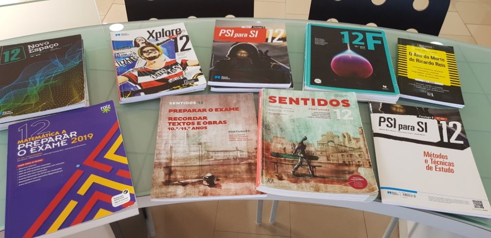 Manuais e Cadernos Atividades 12º Ano