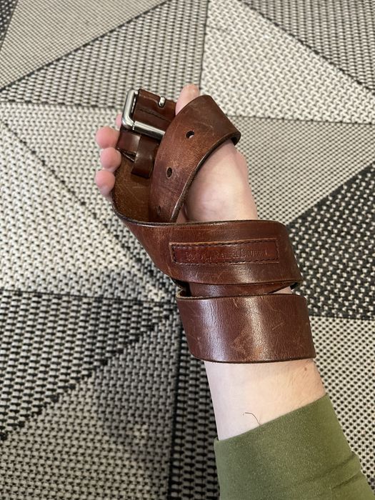 Кожаный ремень polo ralph lauren