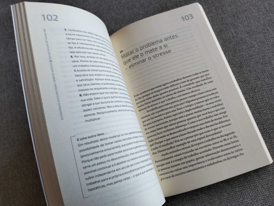 Livro "Estratégias eficazes para tempos difíceis"
