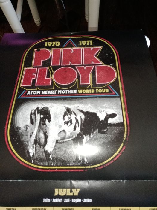 Calendário Pink Floyd 2025