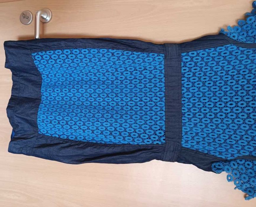 retro sukienka karen millen jedwab małe M