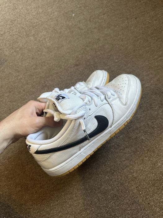 nike sb dunk low pro white gum - купить товары моды и стиля - Цена