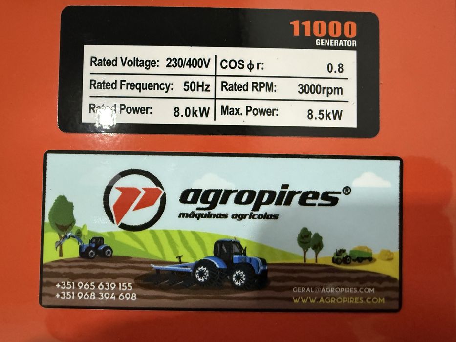 Gerador trifasico 8.5 kva