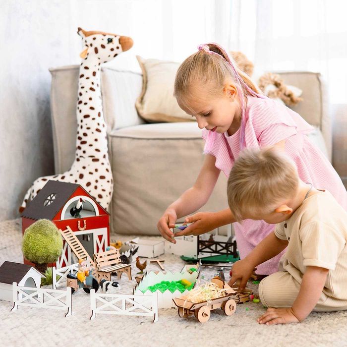 NEW! ФЕРМА для тварин шляйх для животных кукольный домик кукол лол lol