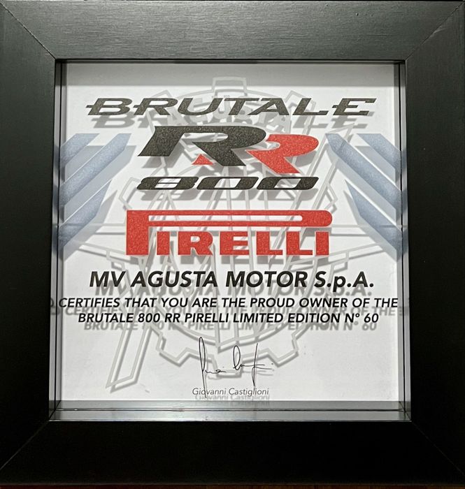 MV Agusta Brutale 800 RR - Pirelli Edition 60/300