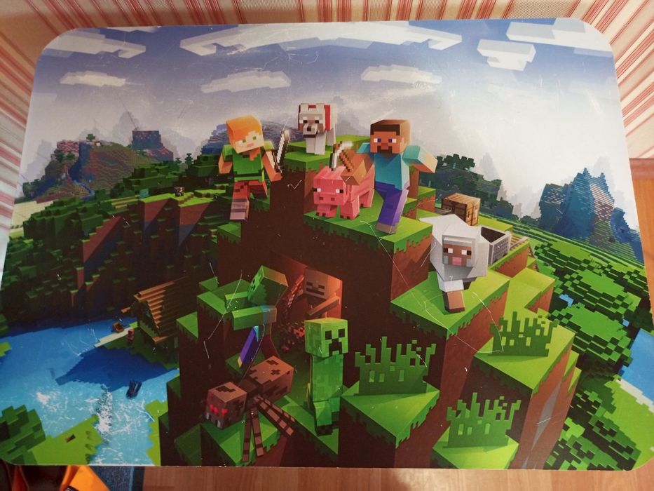 Дитячий столик зі стільчиком майнкрафт minecraft