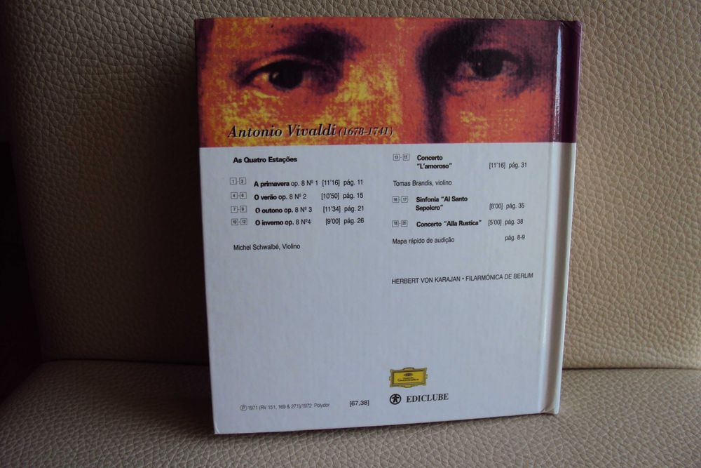 VIVALDI - 1 CD  com Guia de Audição