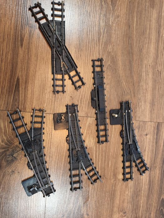 Kolejka Tri-ang, lata 60, duży zestaw