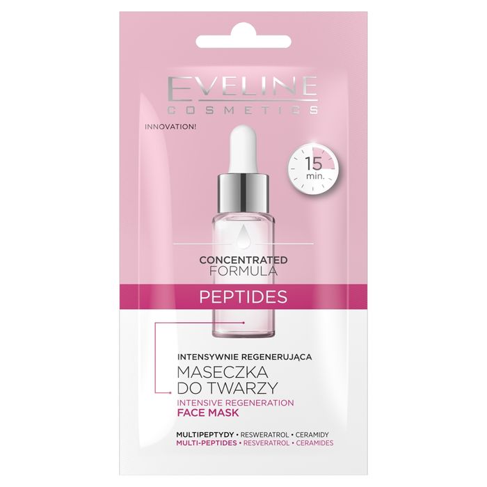 Eveline Cosmetics Sregenerująca maseczka do twarzy Peptides 8ml