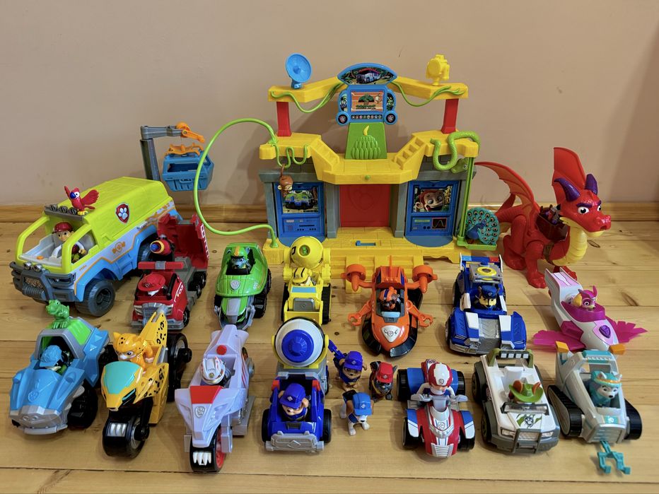 Щенячий патруль фігурки з машинками всі герої база paw patrol spin master цуценячий патруль бумер оглядова вежа