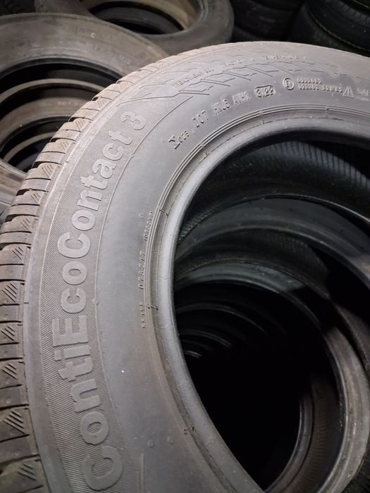 185/70 14 Continental Conti Eco Contact 3 шини б/у літо Комплект , ПАРА