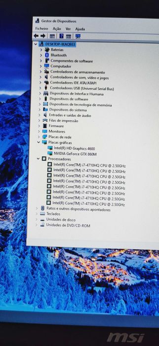 portatil Msi Gaming GE70 core i7