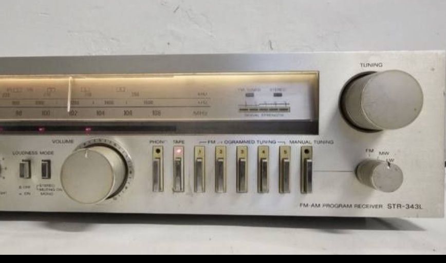 Am/Fm Stereo Amplituner Sony STR-343 L, Made in Japan.