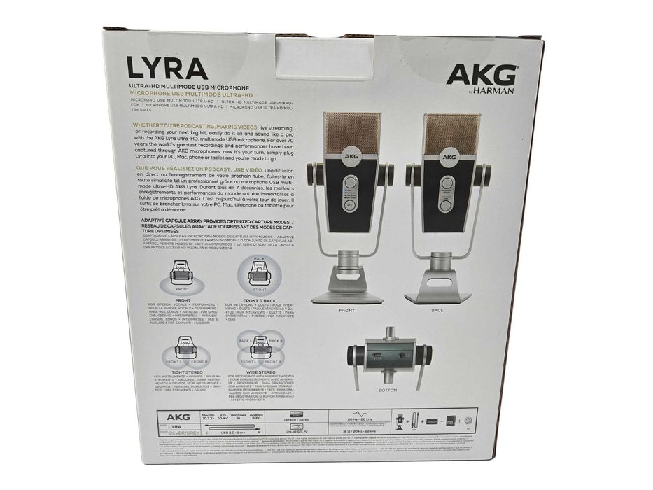 Мікрофон AKG Lyra C44-USB (Конденсаторний)