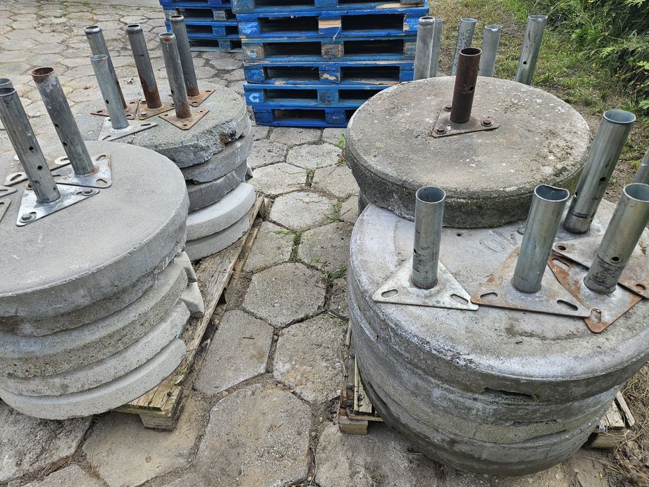 Betonowa podstawa parasola. Duże sr 60cm i 70cm.