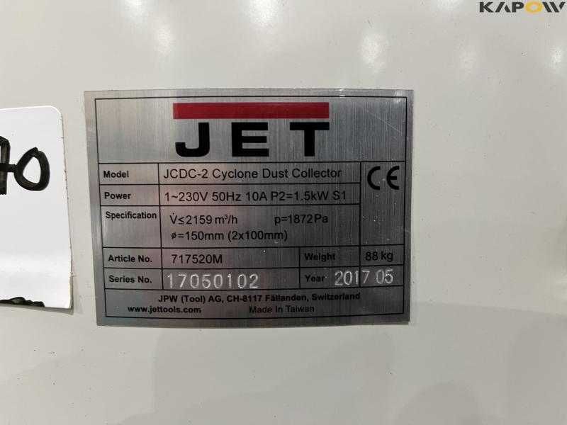 Odciąg pochłaniacz odpylacz wiórów wiór JET JCDC-2