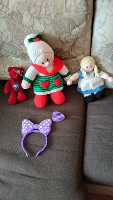 Игоашка кукла ведмідь обручь світеться