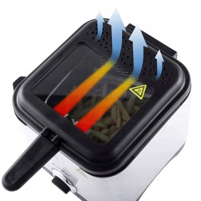 Frytkownica AICOK Moc 900W Frytownica Regulacja Temperatury