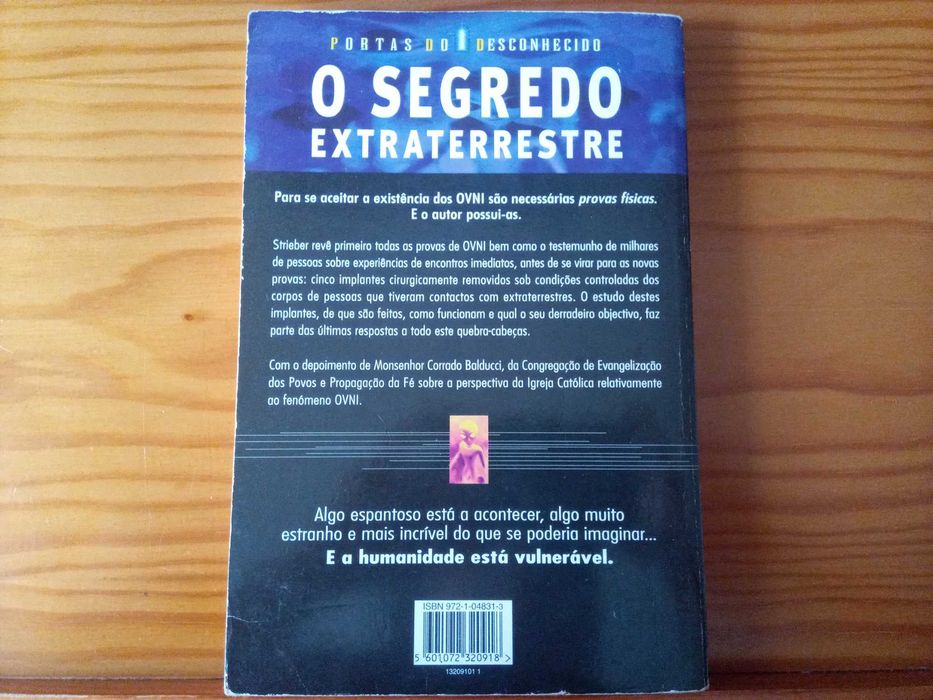 O Segredo Extraterrestre: Raptos, implantes e manipulações - Whitley Strieber