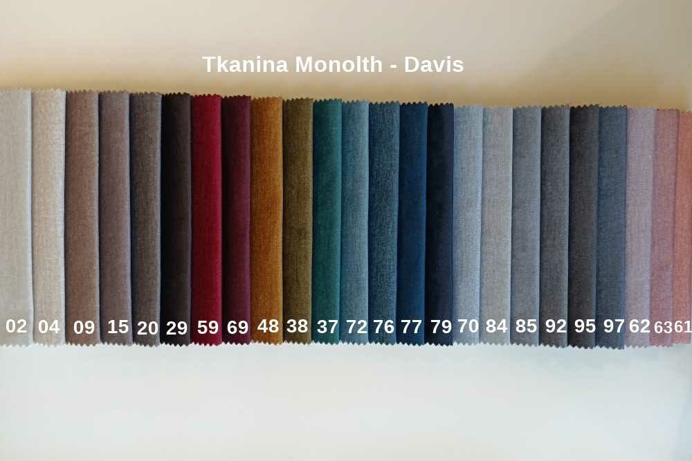 Narożnik U z funkcją spania, pojemnikiem  Regulowane zagłówki