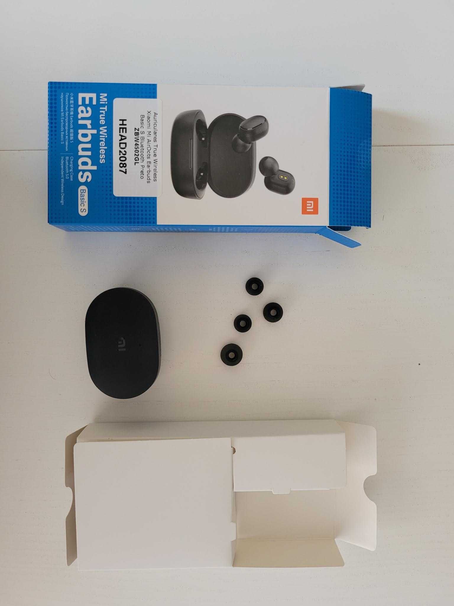Auriculares True Wireless Xiaomi Earbuds Basic S Bluetooth Preto