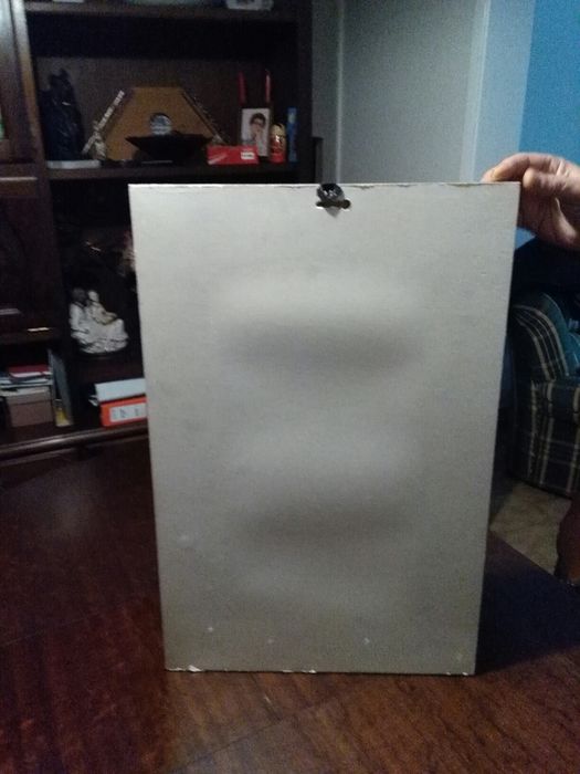 Quadro com Relevo em Prata